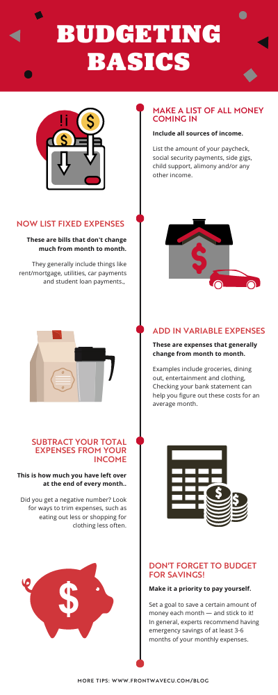 Budgeting Basics Infographic