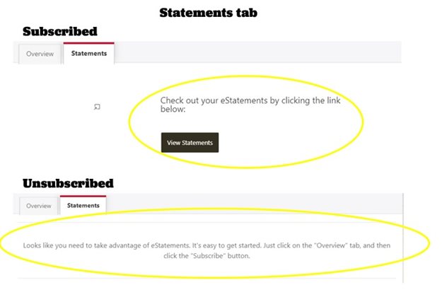 statements tab